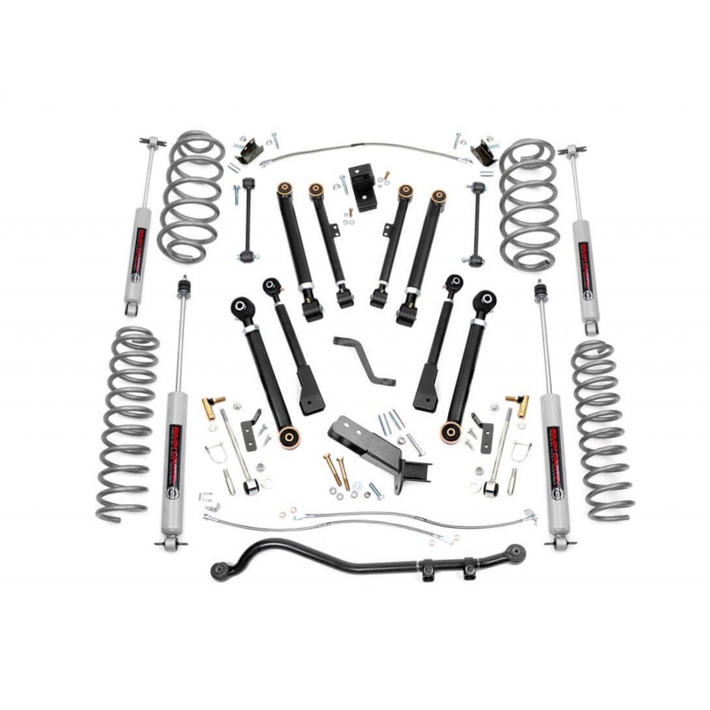 Rough Country | Lift Kit-Suspension w/Shock - Wrangler 2.4L / 2.5L / 4.0L 1997-2006 Rough Country Lift Kits