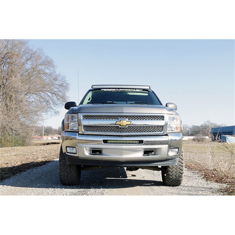 Rough Country | LED Light Bar Mount - Silverado 1500 / 2500 HD / 3500 HD 2007-2013 Rough Country Off-Road Lights