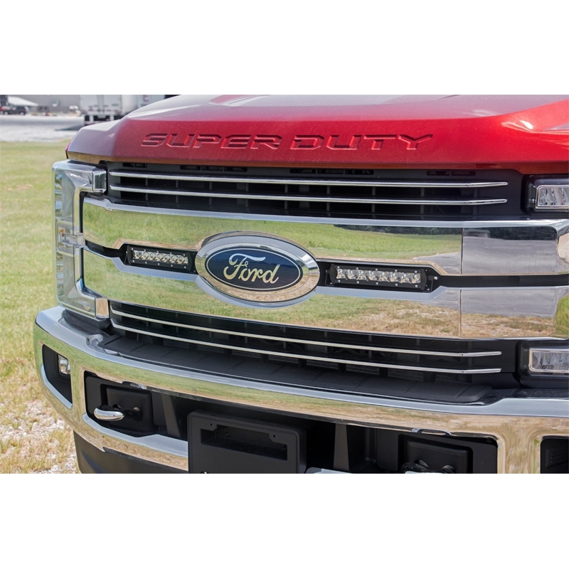 Rough Country LED Light Bar F 250 F 350 6.2L 6.7L 2017 2019