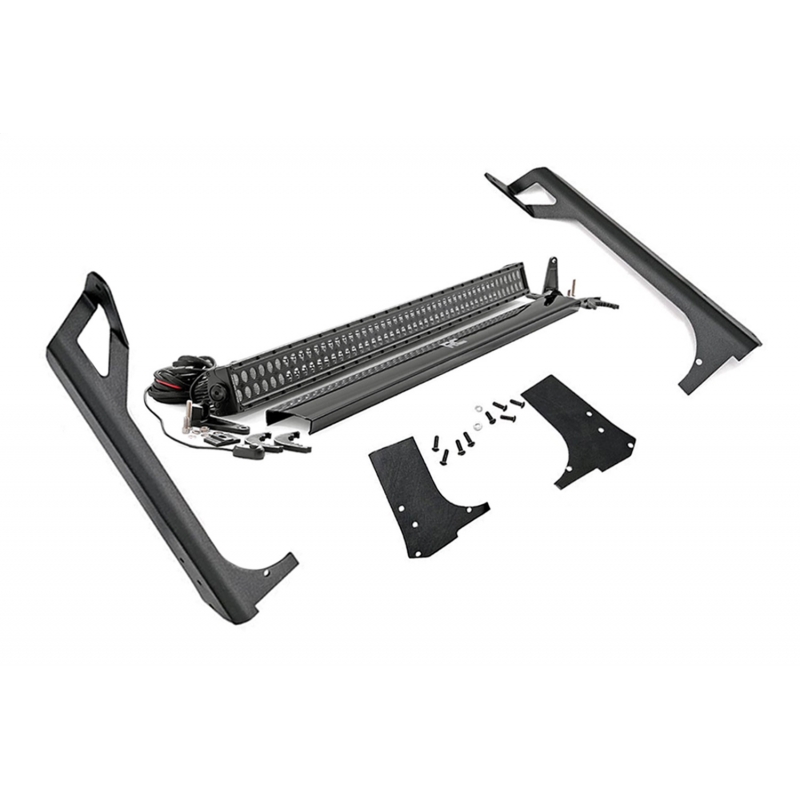 Rough Country | LED Light Bar Mount - Wrangler 2.4L / 2.5L / 4.0L 1997-2006 Rough Country Off-Road Lights