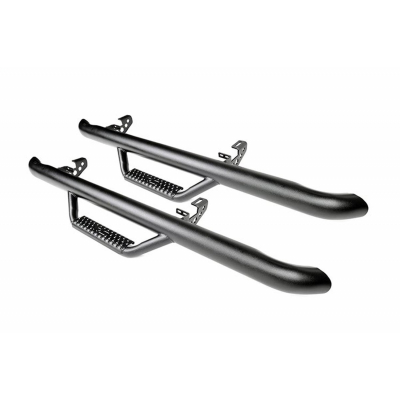 Rough Country | Nerf/Step Bar - Wrangler (JL) 2.0T / 3.6L 2018-2022 Rough Country Step Bars