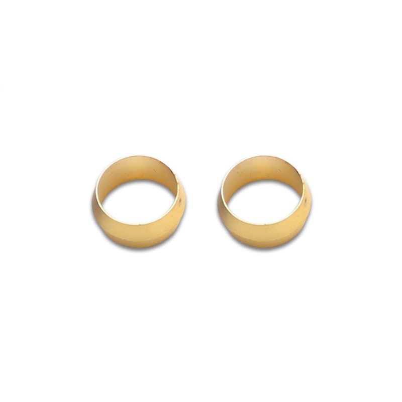 Vibrant | Pack of 2, Brass Olive Inserts Size 5/8" Vibrant Performance Accessories