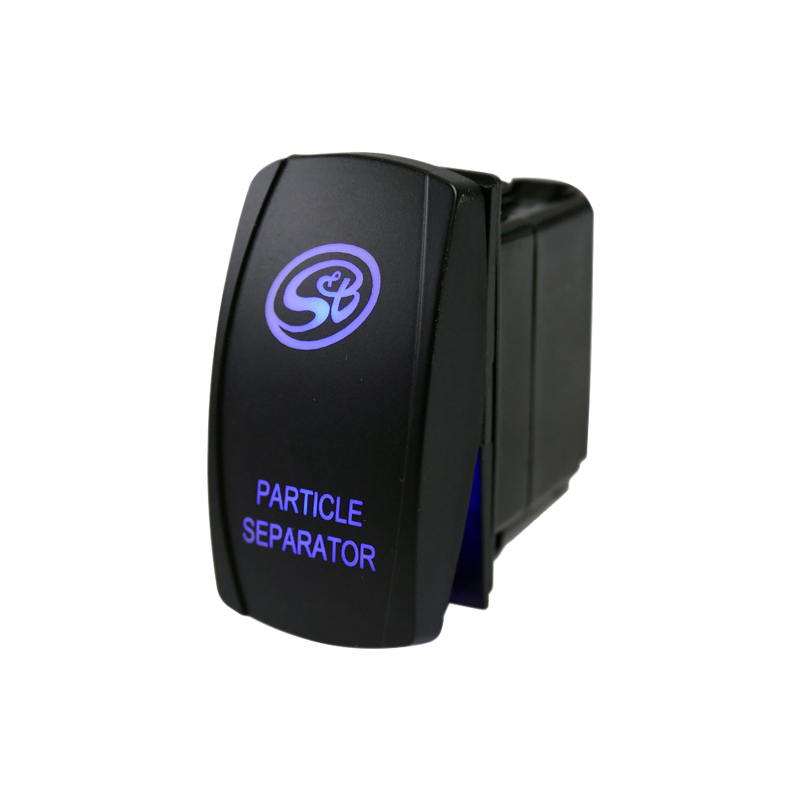S&B | LED Rocker Switch w/ S&B Logo for Particle Separator