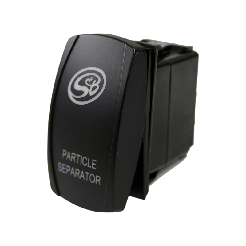 S&B | LED Rocker Switch w/ S&B Logo for Particle Separator
