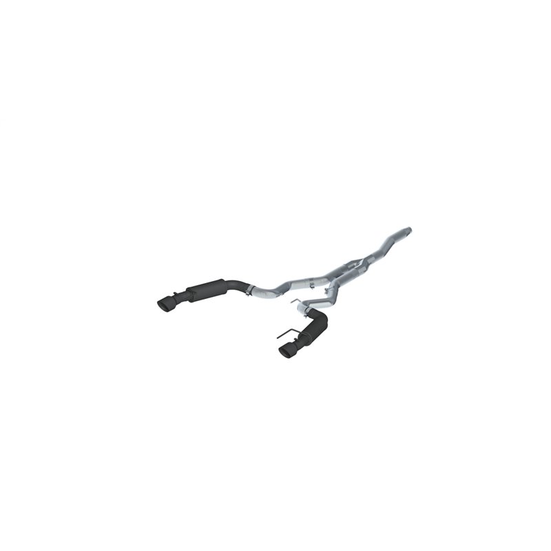 MBRP | Cat Back RACE VERSION BLACK - Mustang EcoBoost / EcoBoost Premium 2.3T 2015-2022 MBRP Cat-Back Exhausts