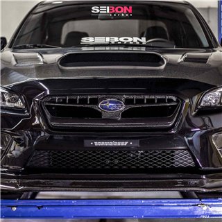 SEIBON carbon | GRILLE AVANT FIBRE DE CARBONE (OEM) - WRX / WRX STi 2.0T / 2.5T 2015-2017 SEIBON Carbon Grilles