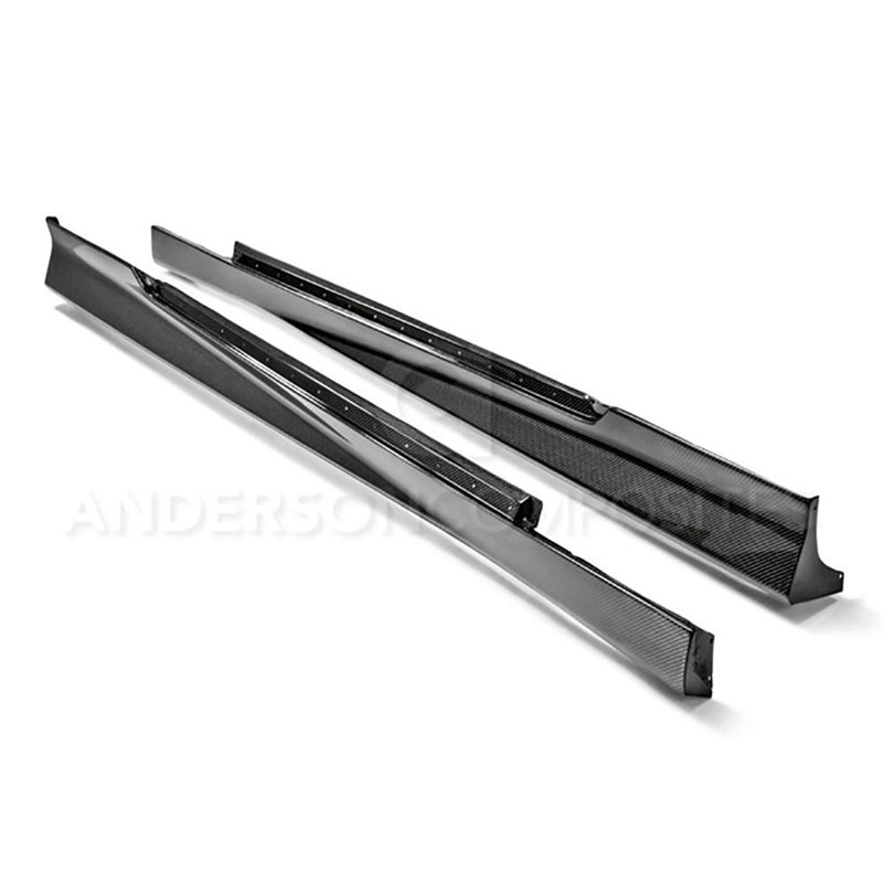 Anderson Composites | AC-SS1011CHCAM-OE, Type-OE carbon fiber side rocker panels for 2010-2013 Chevrolet Camaro - Camaro 3.6L...