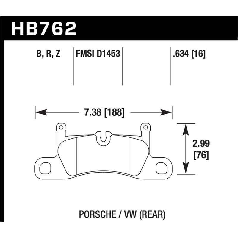 Hawk Performance | HPS Disc Brake Pad - Cayenne / Touareg 2015-2018 Hawk Performance Brake Pads
