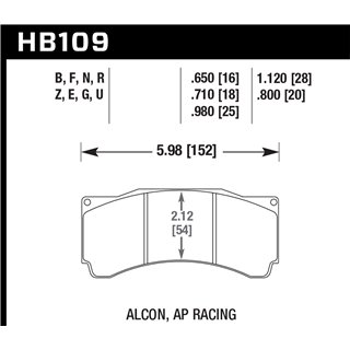 Hawk Performance | HPS 5.0 Disc Brake Pad Hawk Performance Brake Pads
