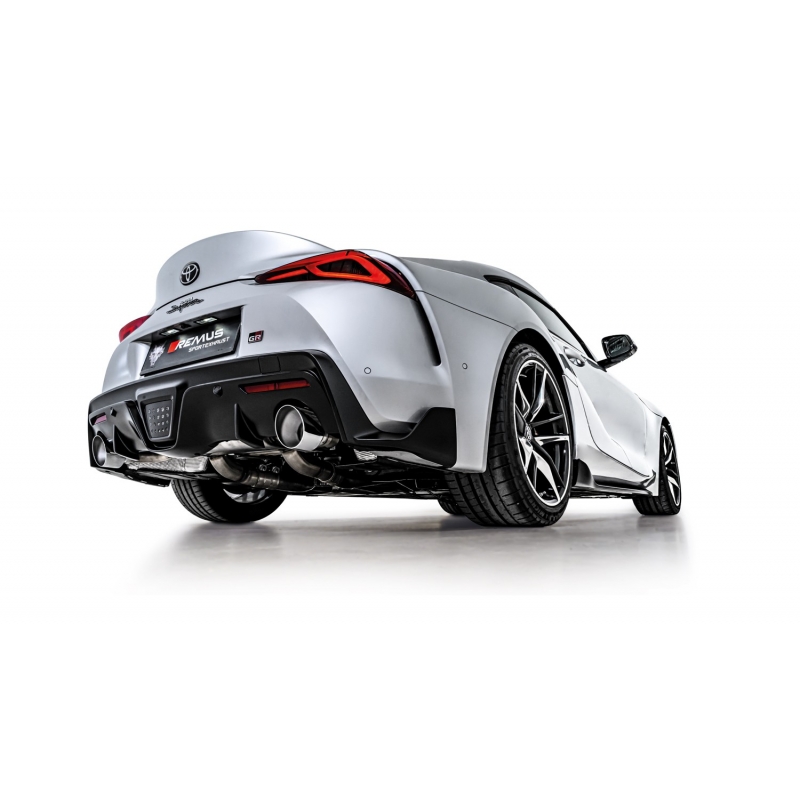 REMUS | Axle-Back Exhaust System with Valve - GR Supra 2019-2020 REMUS Axle-Back Exhausts