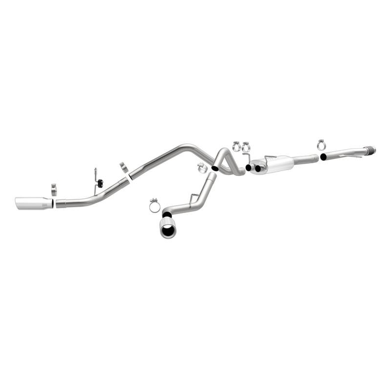 MagnaFlow | Street Series Cat-Back Exhaust - Silverado / Sierra 1500 V6 & V8 2014-2019 Magnaflow Cat-Back Exhausts