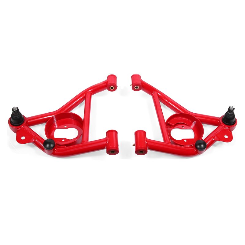 BMR Suspension | A-arms, Lower, DOM, Non-adjustable, Polyurethane Bushings, With Spring Pocket - Camaro / Firebird 1982-1992