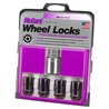McGard | Cone Seat Exposed Style Wheel Locks-Black - Chevrolet / Dodge / Ford / GMC / Jaguar / Jeep 1965-2018