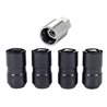 McGard | Cone Seat Exposed Style Wheel Locks-Black - Acura / Buick / Cadillac / Chevrolet / Chrysler / Dodge 2000-2024