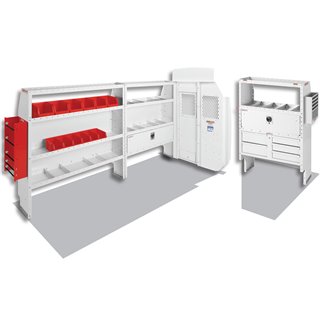 WeatherGuard | Electrical Contractor Van Package - Transit-150 / Transit-250 / Transit-350 / Transit-350 HD  2015-2021