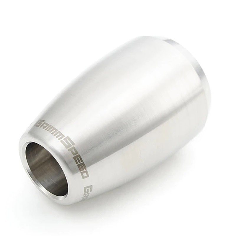 GrimmSpeed | Shift Knob, Stainless Steel RAW [M12x1.25] - Subaru GrimmSpeed Shift Knobs