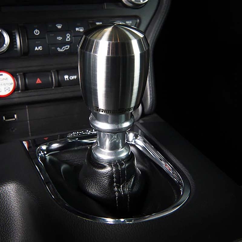 GrimmSpeed | Stubby Shift Knob, Stainless Steel RAW [M12x1.25] - Subaru / Ford GrimmSpeed Shift Knobs