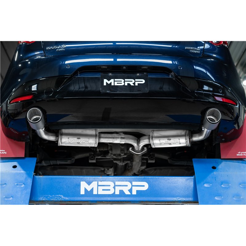 MBRP | Exhaust 2.5" Axle-Back; Dual Rear Exit; CF - 3 2.5L 2019-2024