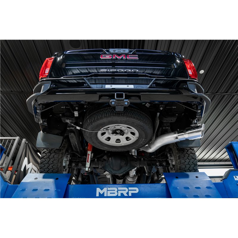 MBRP | Exhaust 5in. Filter Back; Single Side; AL - Silverado / Sierra 2500 HD / 3500 HD 6.6L 2020-2023