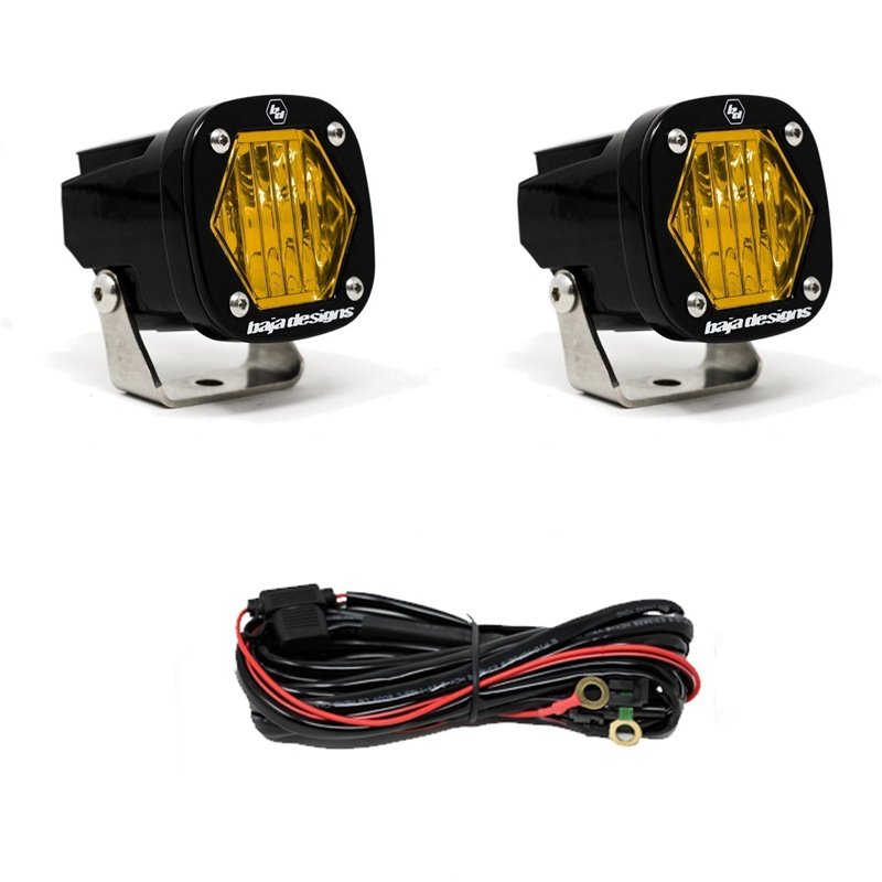Baja Designs | - 387815 - S1 Black LED Auxiliary Light Pod Pair