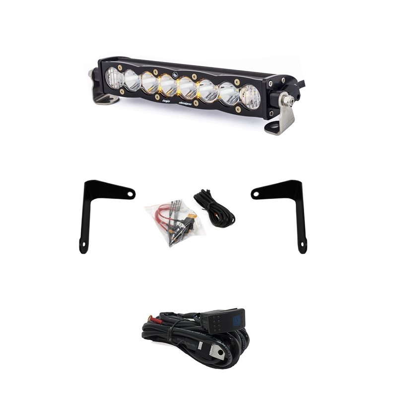 Baja Designs | - 447037 - S8 10 Inch Shock Mount Light Bar Kit