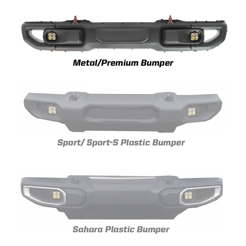 Baja Designs | - 447623 - Squadron-R SAE Fog Pocket Light Kit
