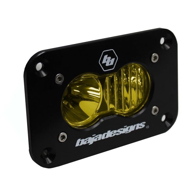Baja Designs | - 541013 - S2 Sport Black Flush Mount LED Auxiliary Light Pod