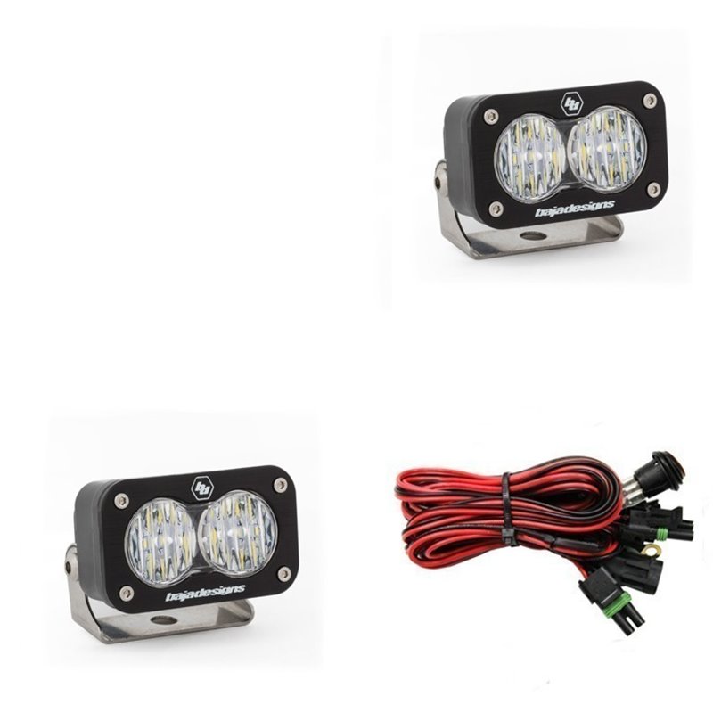 Baja Designs | - 547805 - S2 Sport Black LED Auxiliary Light Pod Pair