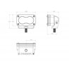 Baja Designs | - 547815 - S2 Sport Black LED Auxiliary Light Pod Pair