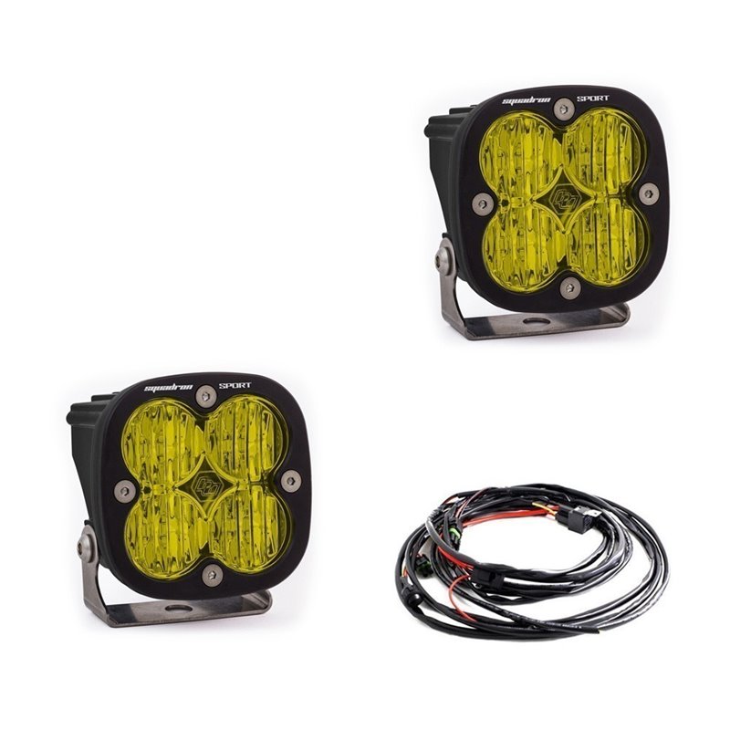 Baja Designs | - 557815 - Squadron Sport Black LED Auxiliary Light Pod Pair
