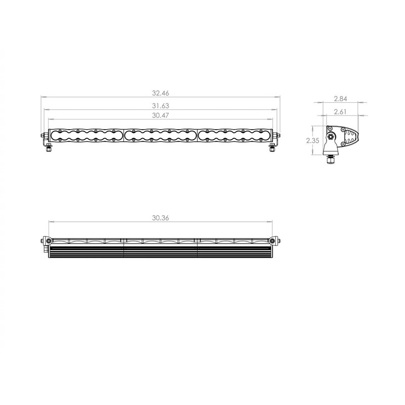 Baja Designs | - 703001 - S8 Straight LED Light Bar