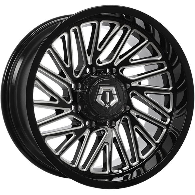 TIS Wheels | 553 ET-12 - Gloss Black - Milled Edge