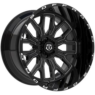 TIS Wheels | 560 ET-19 - Gloss Black - Milled Edge
