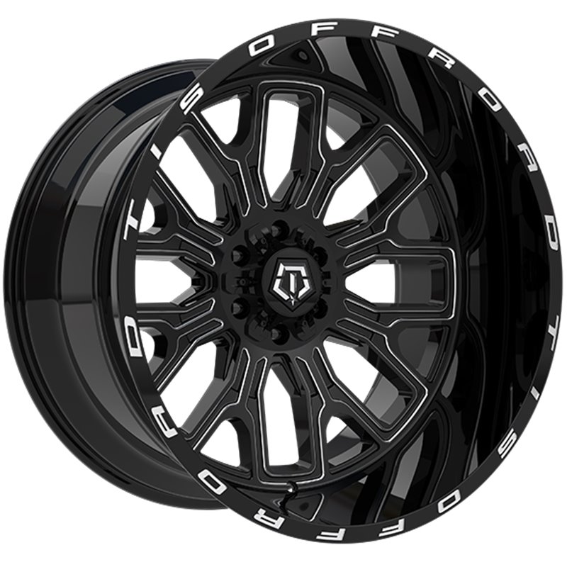 TIS Wheels | 560 ET-19 - Gloss Black - Milled Edge