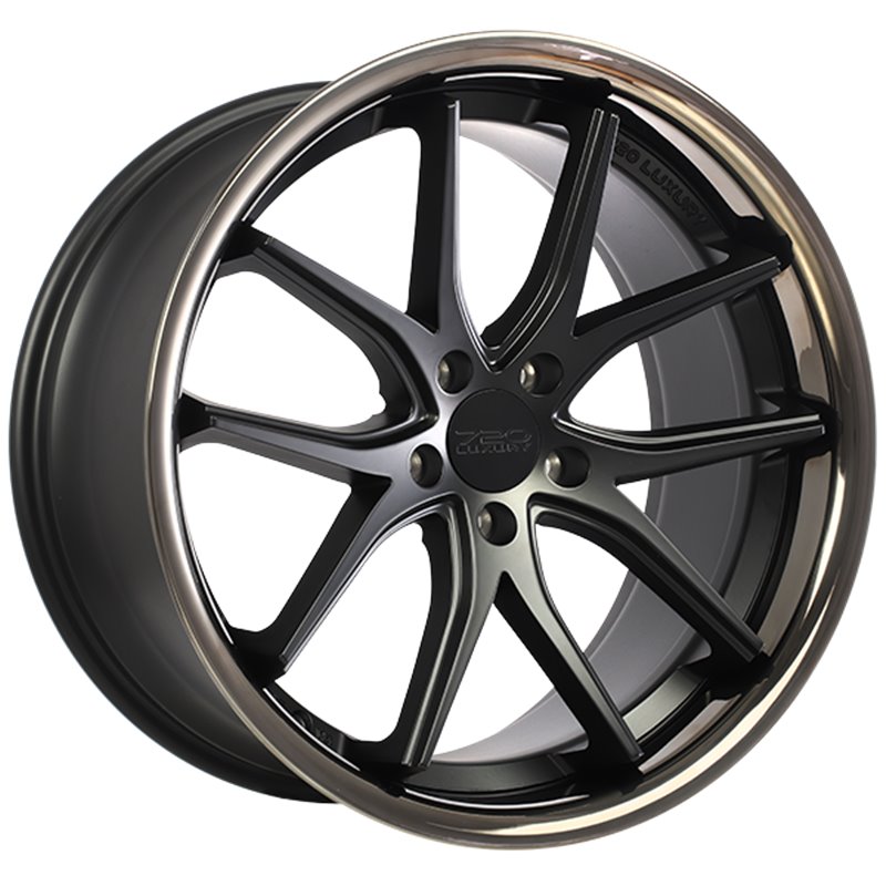 720 Luxury | VANQUISH ET45 - Satin Black - Black Stainless Lip