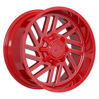 Forged Wheels | XR107 ET-12 - Red - Milled Edge
