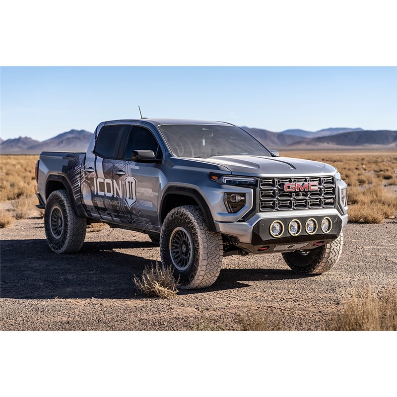 ICON Alloys | 2015-2023 Chevrolet Colorado/GMC Canyon, 0-2 Lift, Rear 2.0 Aluminum Series Remote Reservoir Shock