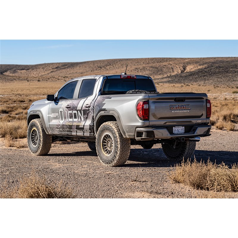 ICON Alloys | 2015-2023 Chevrolet Colorado/GMC Canyon, 0-2 Lift, Rear 2.0 Aluminum Series Remote Reservoir Shock