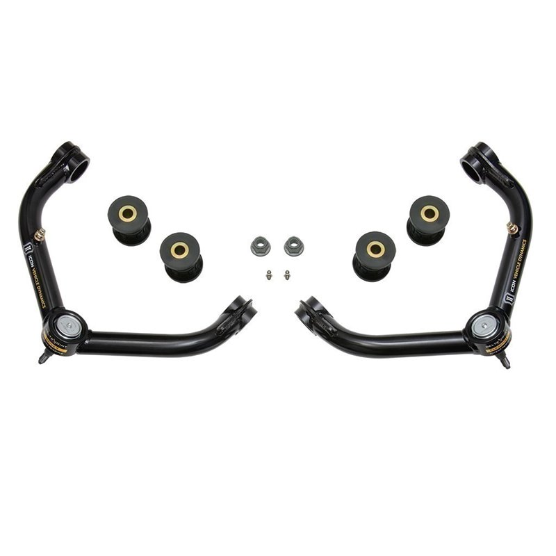 ICON Alloys | 2001-10 GM 2500/3500 HD, Tubular Upper Control Arm Kit w/Delta Joint