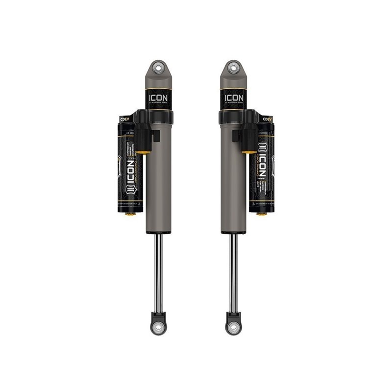 ICON Alloys | 2021-2023 Ford F150, Rear 2.5 VS Shocks, Piggyback Reservoir w/ CDEV, Pair