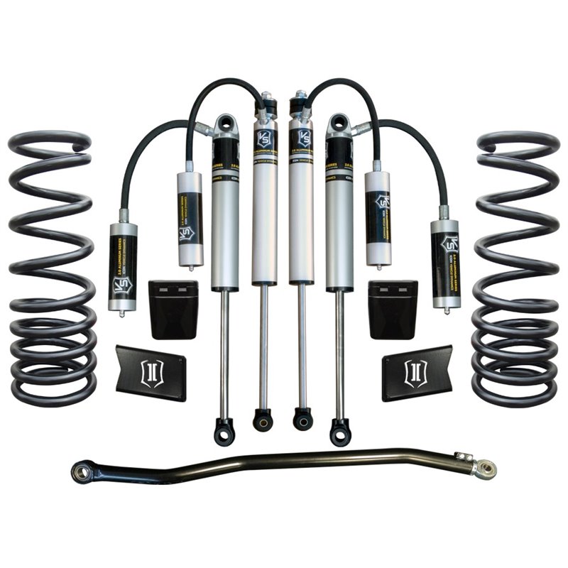 ICON Alloys | 2003-12 Ram 2500/3500 4WD, 2.5" Lift, Stage 2 Suspension System