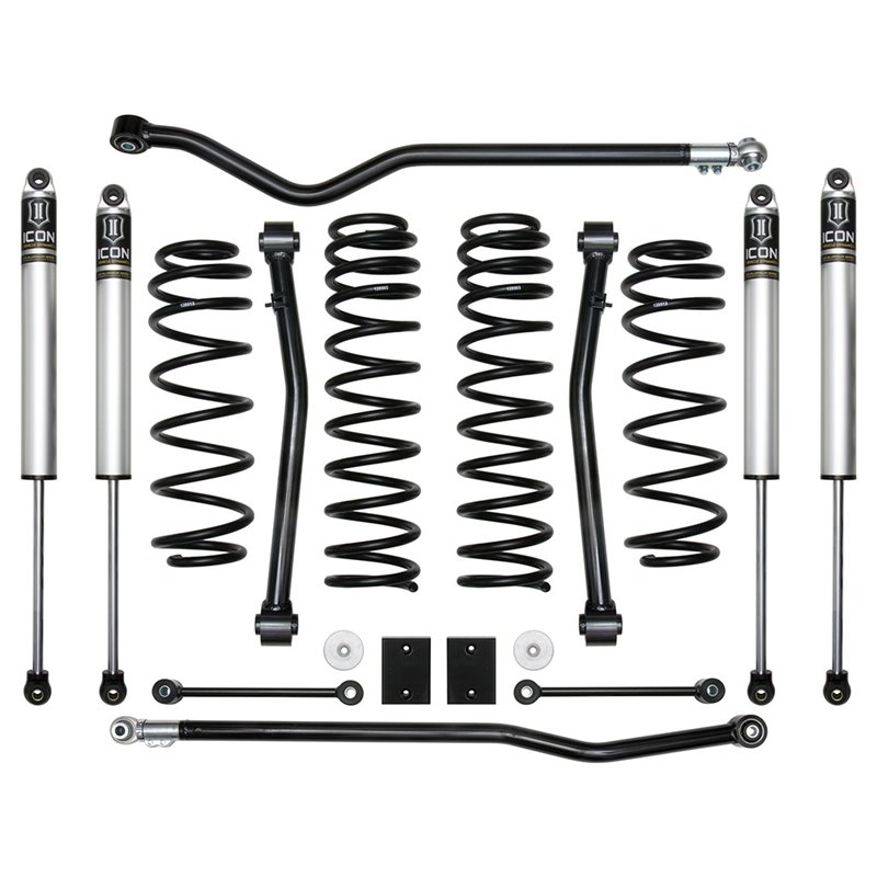ICON Alloys | 2018-Up Jeep JL Wrangler, 2.5" Lift, Stage 3 Suspension System