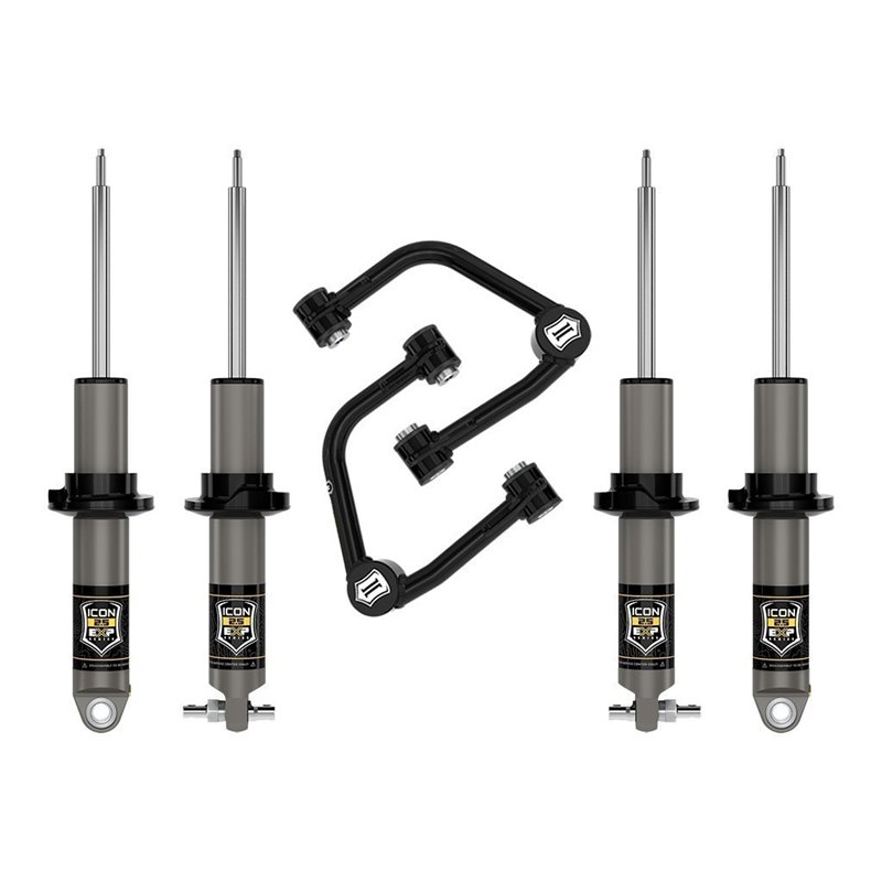 ICON Alloys | 21-23 Bronco HOSS 1.0 Pkg, 1.375-3" Lift Stage 2 Suspension System, Tubular