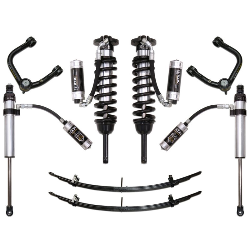 ICON Alloys | 2005-2015 Toyota Tacoma 0-3.5" Lift/2016-2023 Tacoma 0-2.75" Lift, Stage 6 Suspension System, Tubular UCA