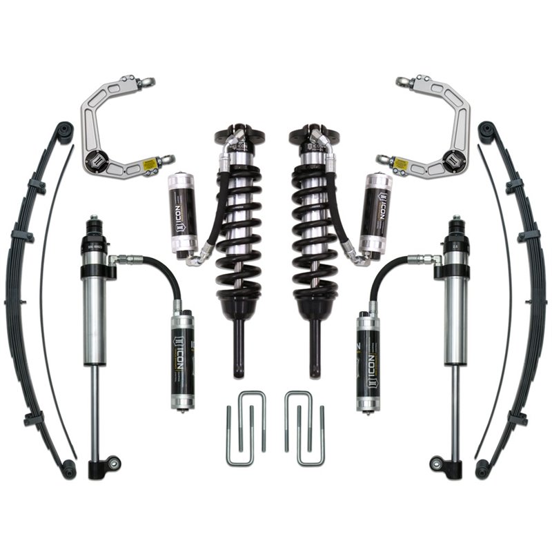 ICON Alloys | 2005-2015 Toyota Tacoma 0-3.5" Lift/2016-2023 Tacoma 0-2.75" Lift, Stage 9 Suspension System, Billet UCA
