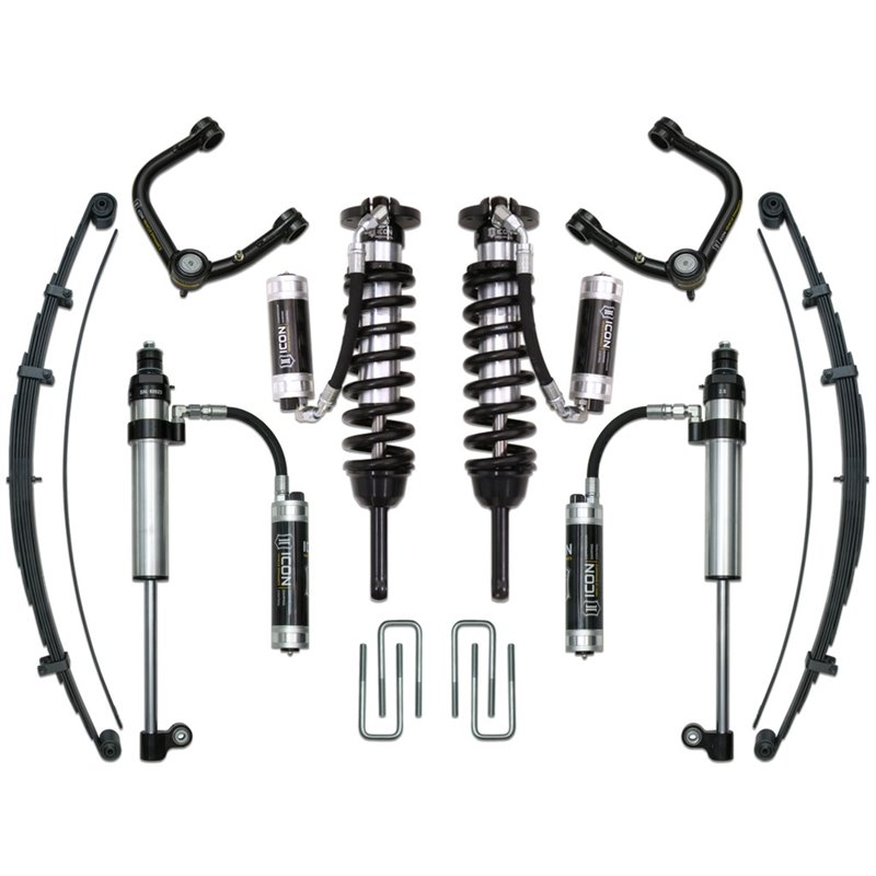 ICON Alloys | 2005-2015 Toyota Tacoma 0-3.5" Lift/2016-2023 Tacoma 0-2.75" Lift, Stage 9 Suspension System, Tubular UCA