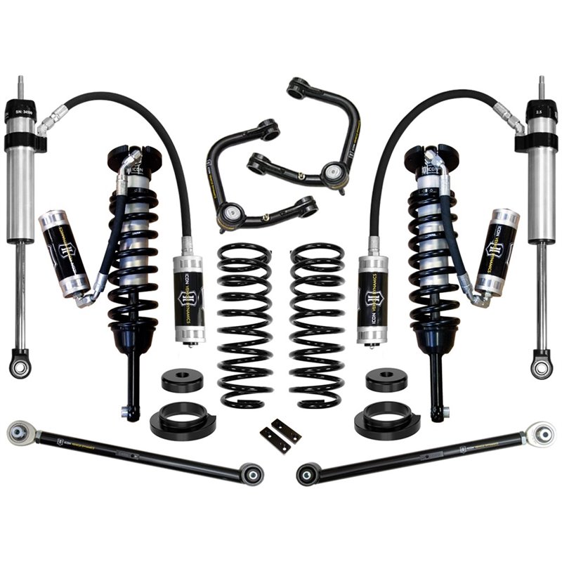 ICON Alloys | 2003-09 Lexus GX470, 0-3.5" Lift, Stage 5 Suspension System, Tubular UCA