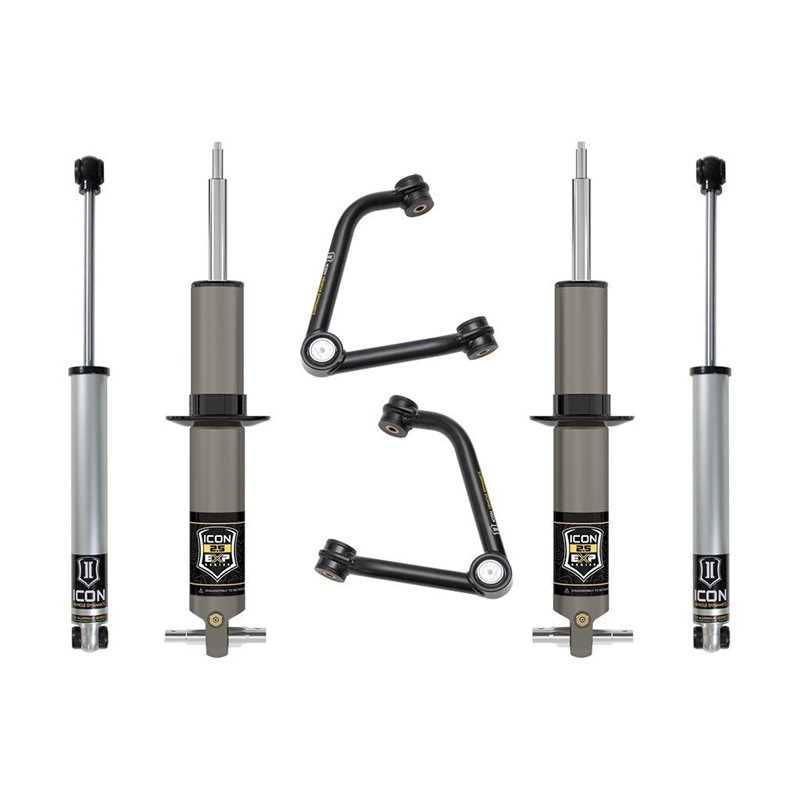 ICON Alloys | 19-23 GM 1500, 2.375-3.75" Lift, Stage 2 EXP Suspension System, Tubular