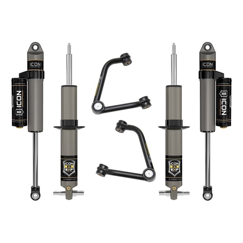 ICON Alloys | 19-23 GM 1500, 2.375-3.75" Lift, Stage 3 EXP Suspension System, Tubular