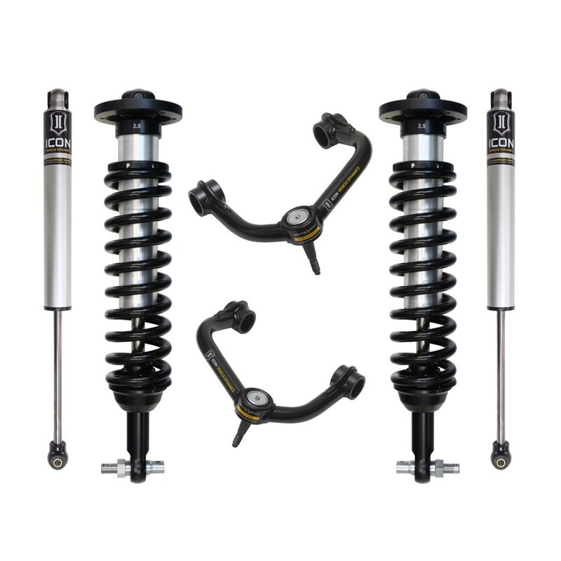 ICON Alloys | 2015-2020 Ford F150 2WD, 0-3" Lift, Stage 2 Suspension System, Tubular UCA